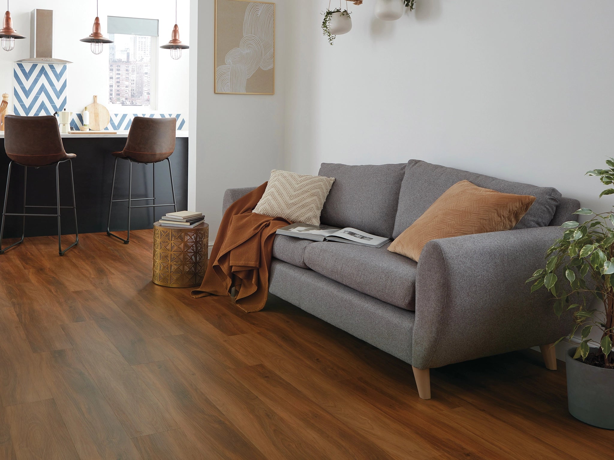 Van Gogh Wood-Carpet Court